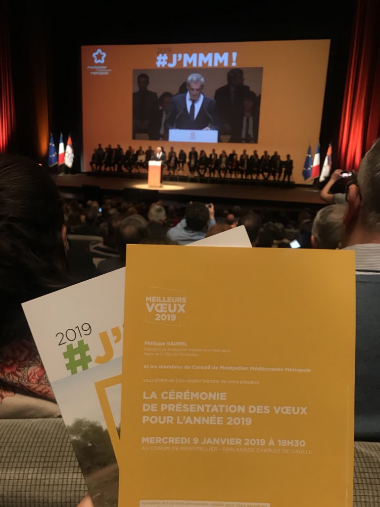 Bde_Staps_Mtp's tweet photo. Votre @Bde_Staps_Mtp est présent la cérémonie des vœux de la Métropole @Montpellier3m présidée par @Saurel_P.

En ce début d’année 2019, vos étudiants sont acteurs et vous représentent dans les institutions régionales.
#etudiantsacteurs #STAPS #anestapslife #agemstyle https://t.co/LcK4PyxiPX