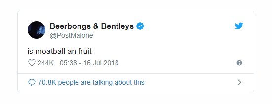 OfficialRandL's tweet photo. 10 of Post Malone's funniest (and most relatable) tweets 👉👉
 https://t.co/DSVX61Ehvz https://t.co/K5X2kEdqei
