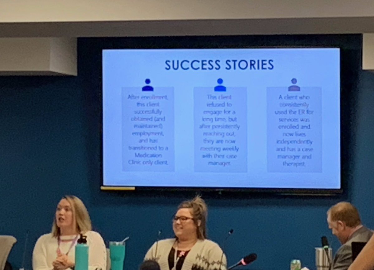 Comprehensive Mental Health staff presenting on Disease Management at the Coalition today!  Great job Sam and Tori! @ComprehensiveMH @MO_CoalitionCBH