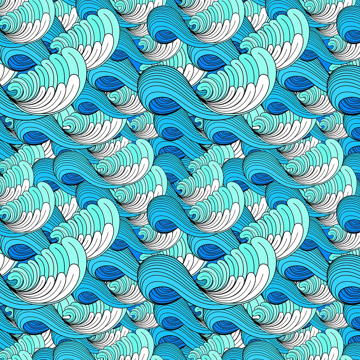 Татьяна Корчемкина ar Twitter: "#sea #ocean #pattern #ornament #wave #...