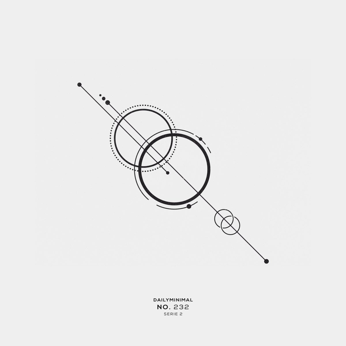 Geometric Line Art Tattoo