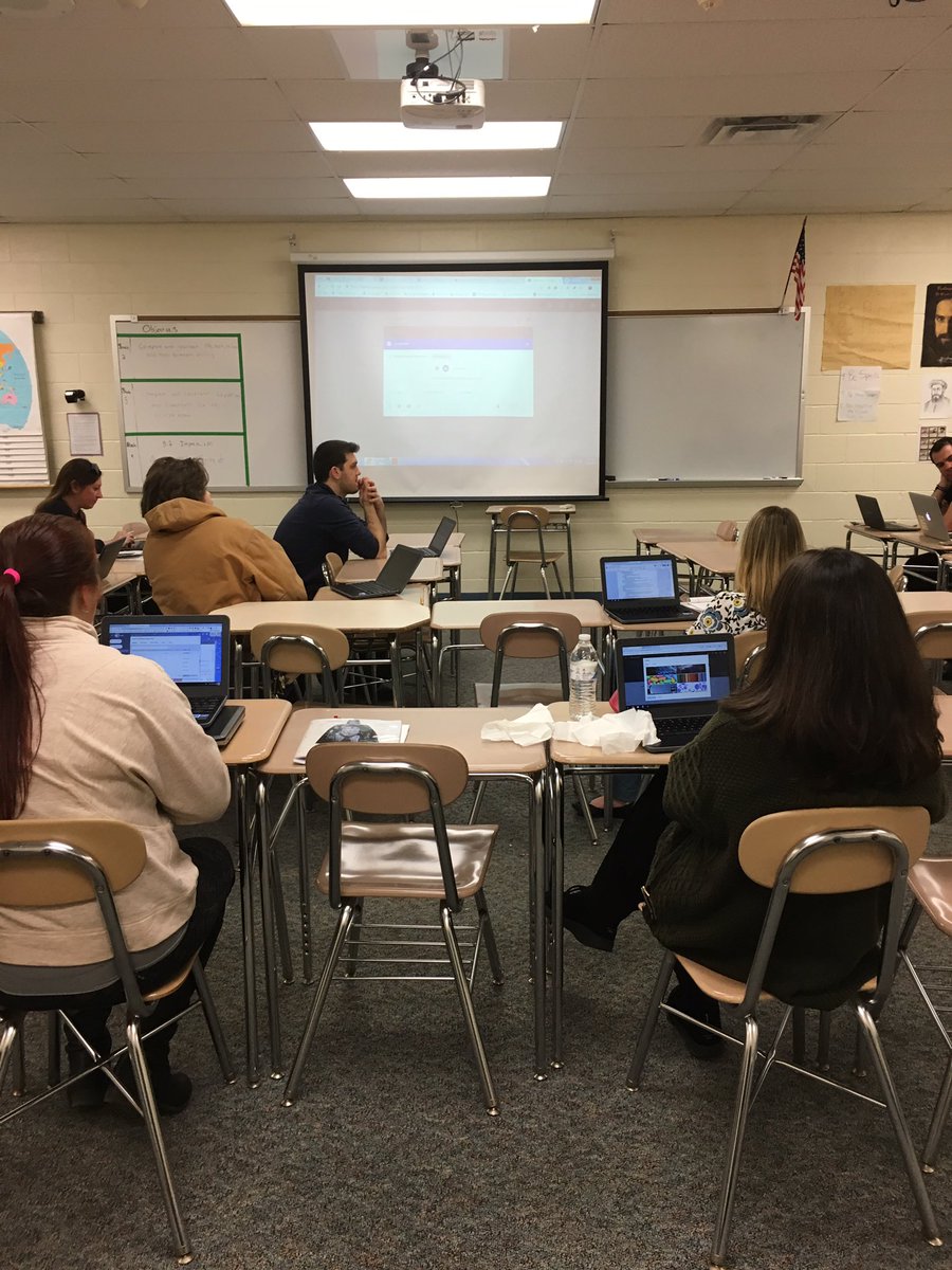 BCIT Staff during one of the Google Professional Development Training Sessions today.