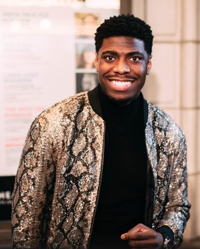 PVpublicity's tweet photo. Our client @jawanjackson4 gave us some serious jacket envy last night at the #ChoirBoy Broadway opening! 😍🎭 https://t.co/uWRwDTp3Pm