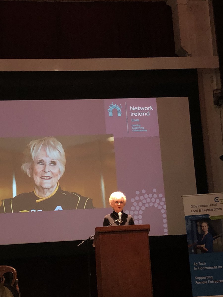 FionaKmusic's tweet photo. Rosemary Smith rally driver supreme..What an honest lady..she’s an absolute inspiration to all of us here tonight to listen to her speak. What a story and as well as that she’d lift your spirits ! #DrivingItForward #NetWorkCork19 https://t.co/mFJbMHJe4Q