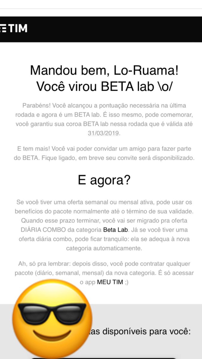 loruamaa15's tweet image. Aaaah viado, agora vai 😎😎#timbeta #timlab