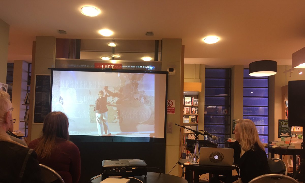 KeleeSiat's tweet image. Two years for Lyla Pinch-Brock to complete restoration of art on reconstruction of Merenptah’s sarcophagus. #wmes