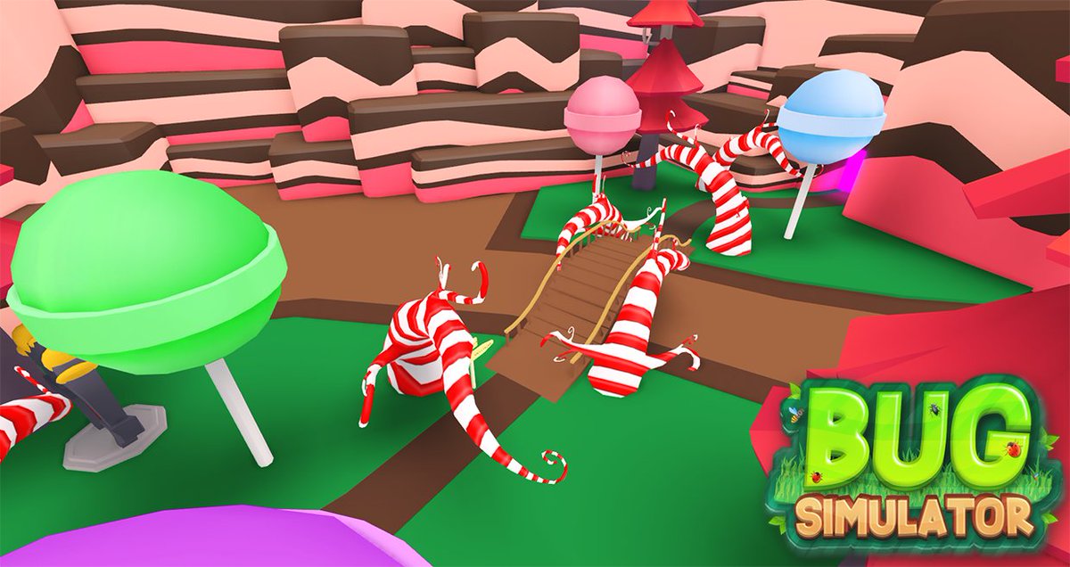 Centauri Studios On Twitter Welcome To Candy Land Robloxdev Bug Simulator Is Going To Feature Many Unique Worlds For You To Explore - roblox candyland