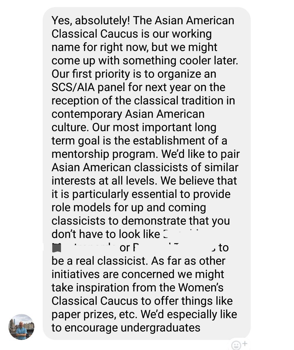 Libertinopatren's tweet photo. We're honored to announce our conference will be the first public panel of the Asian American Classical Caucus, formed @ #aiascs2019 in response to multiple Anti Asian-Am microagressions and what happened to us and @platanoclassics Cc. Mountaintop/of interest 4 yr mentor program? https://t.co/A7SfKRF7af