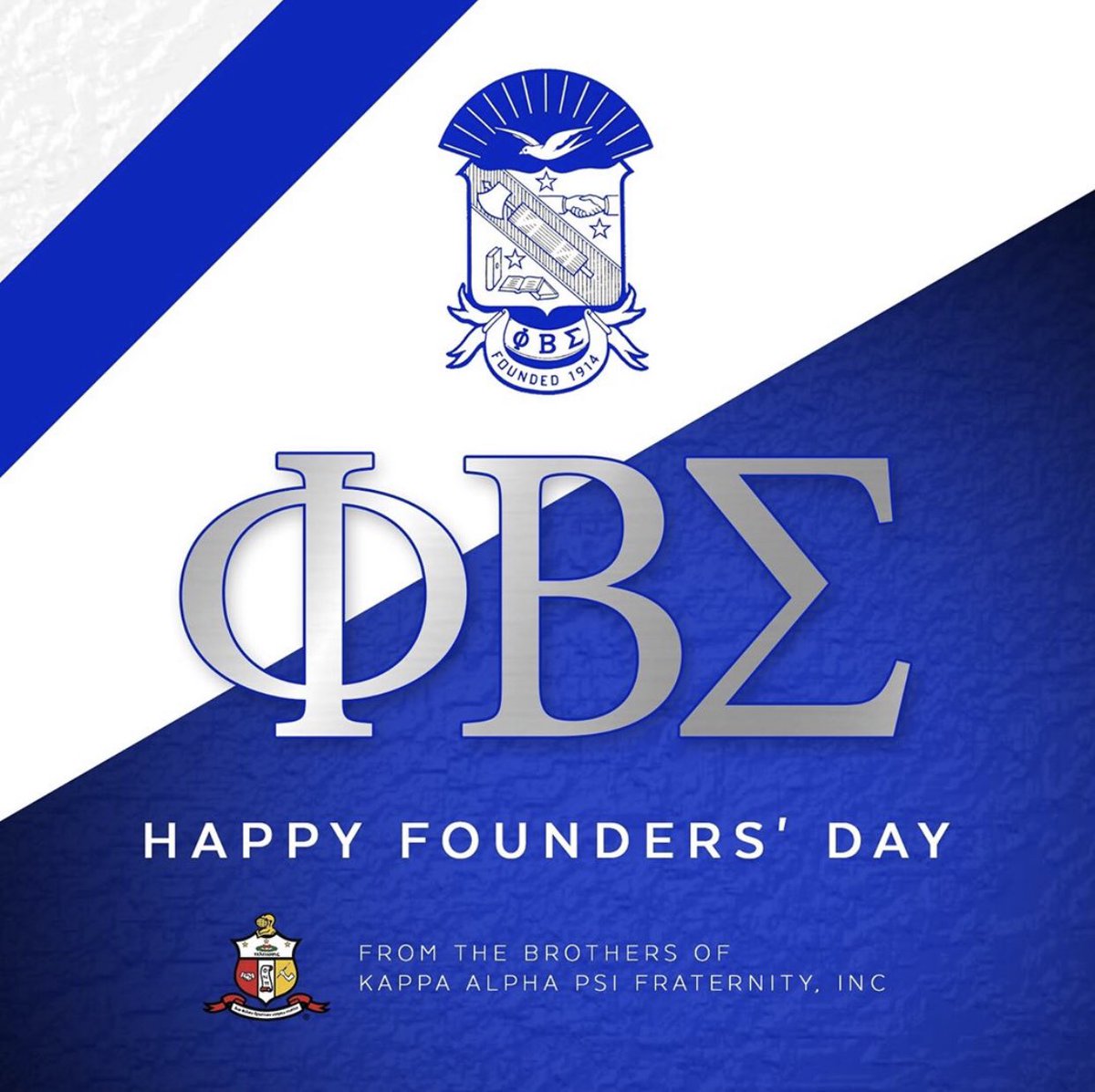 Kappa Alpha Psi® Fraternity, on Twitter: "Happy Founders' Day to Phi Beta Sigma Fraternity, Inc. @pbs_1914 To 105 years and counting. https://t.co/6CqBf1nBXM" / Twitter