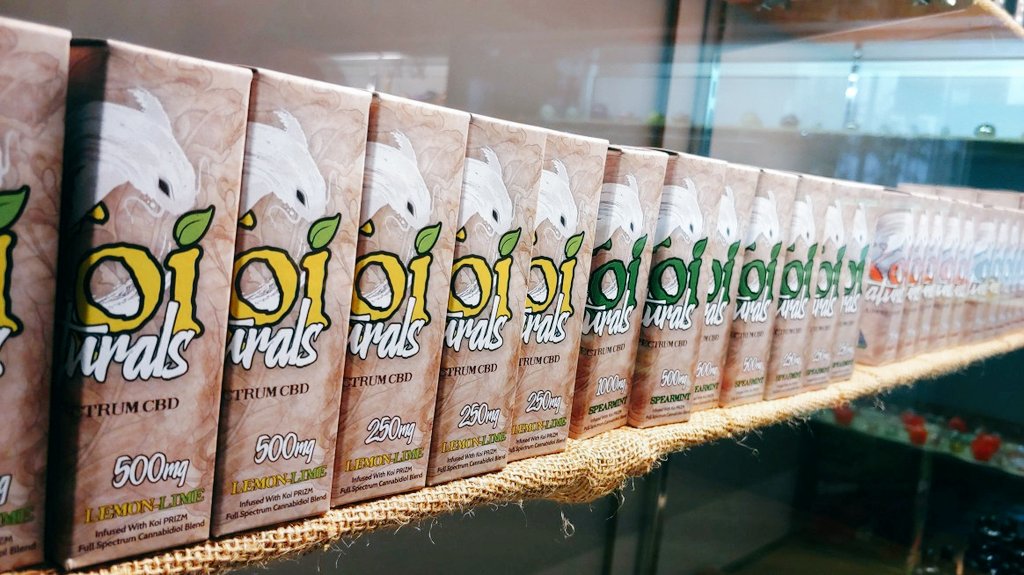 BuddhasBazaar's tweet photo. All natural, full spectrum #CBD tinctures by @KoiCbd are making a splash! π¦π
#buddhasbazaar #smokeshop #CLT #gastonia #indiantrail https://t.co/GKmmnarlTW