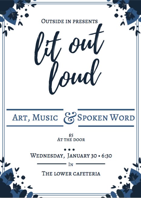 pvlitmag's tweet image. Lit Out Loud is this month! (21 days to be exact) Make sure to come out and support our student artists, musicians, and writers! It's going to be a really chill night and a lot of fun! @egunder @VMattPVRHSD @PVHS_Principal @MrMorone