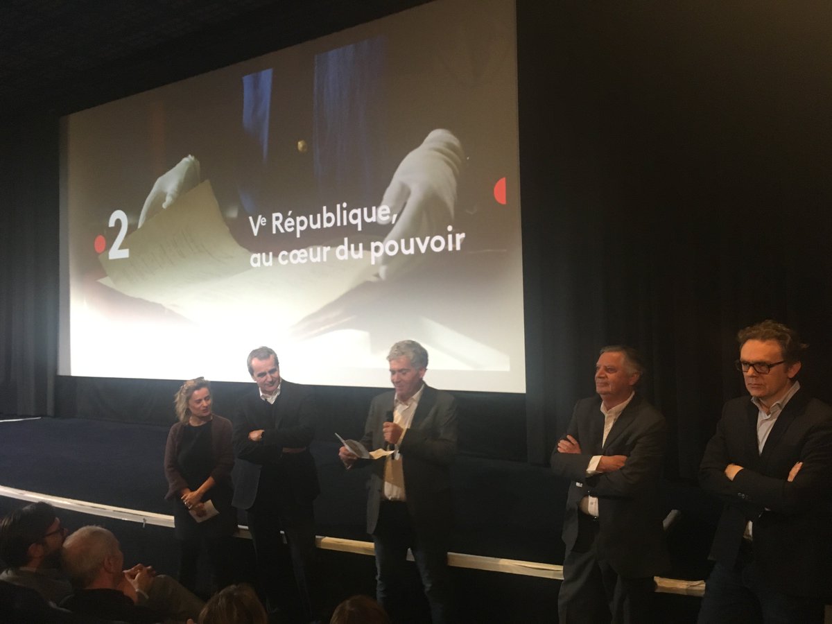 sand_Marech's tweet photo. Ce soir, retour sur 60 ans d' #histoirepolitique à #Francetelevisions avec la diffusion en avant-première du #documentaire "Vème République, au cœur du pouvoir.#Vèmerépublique #présidentdelarépublique #politique #aucoeurdupouvoir @lolomakossa @claudedrapeau3 @berebouchon https://t.co/DZhLzX5VGJ