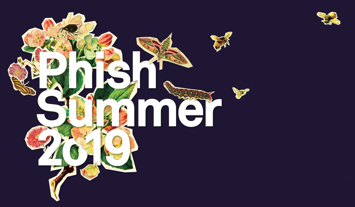 phish's tweet photo. Phish 2019 Summer Tour Announced: https://t.co/r2Ry1eCUtX https://t.co/c5Ee2rhwTw