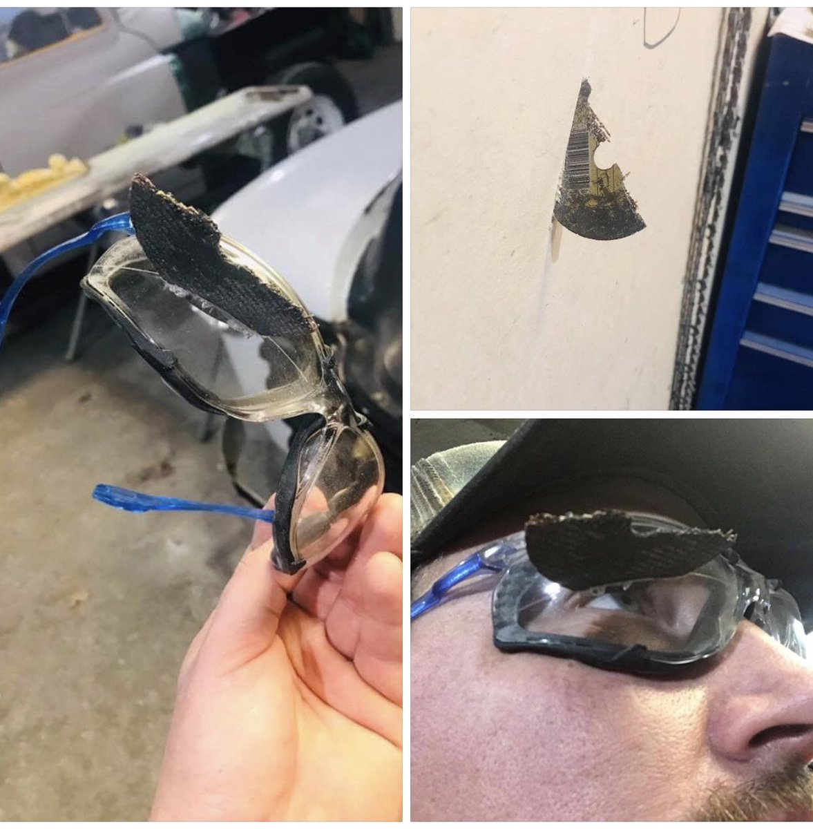 pavisnovis's tweet photo. La importancia de las gafas de seguridad...usadlas. https://t.co/Usuk3fQdyE