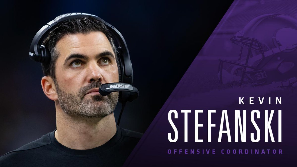The #Vikings have named Kevin Stefanski offensive coordinator.   📰: mnvkn.gs/xEyiKr https://t.co/677cjQVeIO