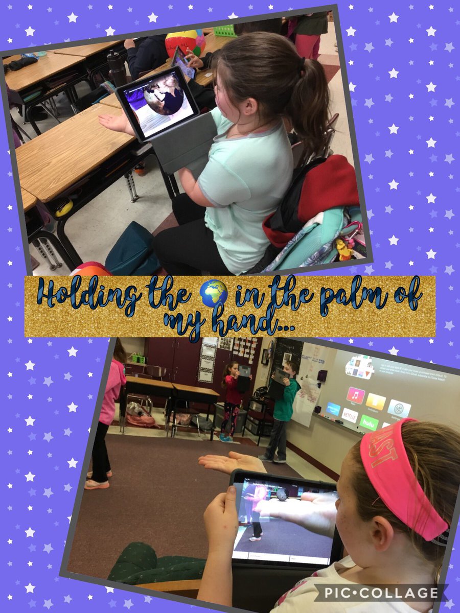 MrsBaggs123's tweet photo. When our bus is called and we’re mad because we’re having such a good time LEARNING about the solar system using augmented reality #GoogleARVR #BSESJagNation #GVFeeling https://t.co/6gwx6TBJpV