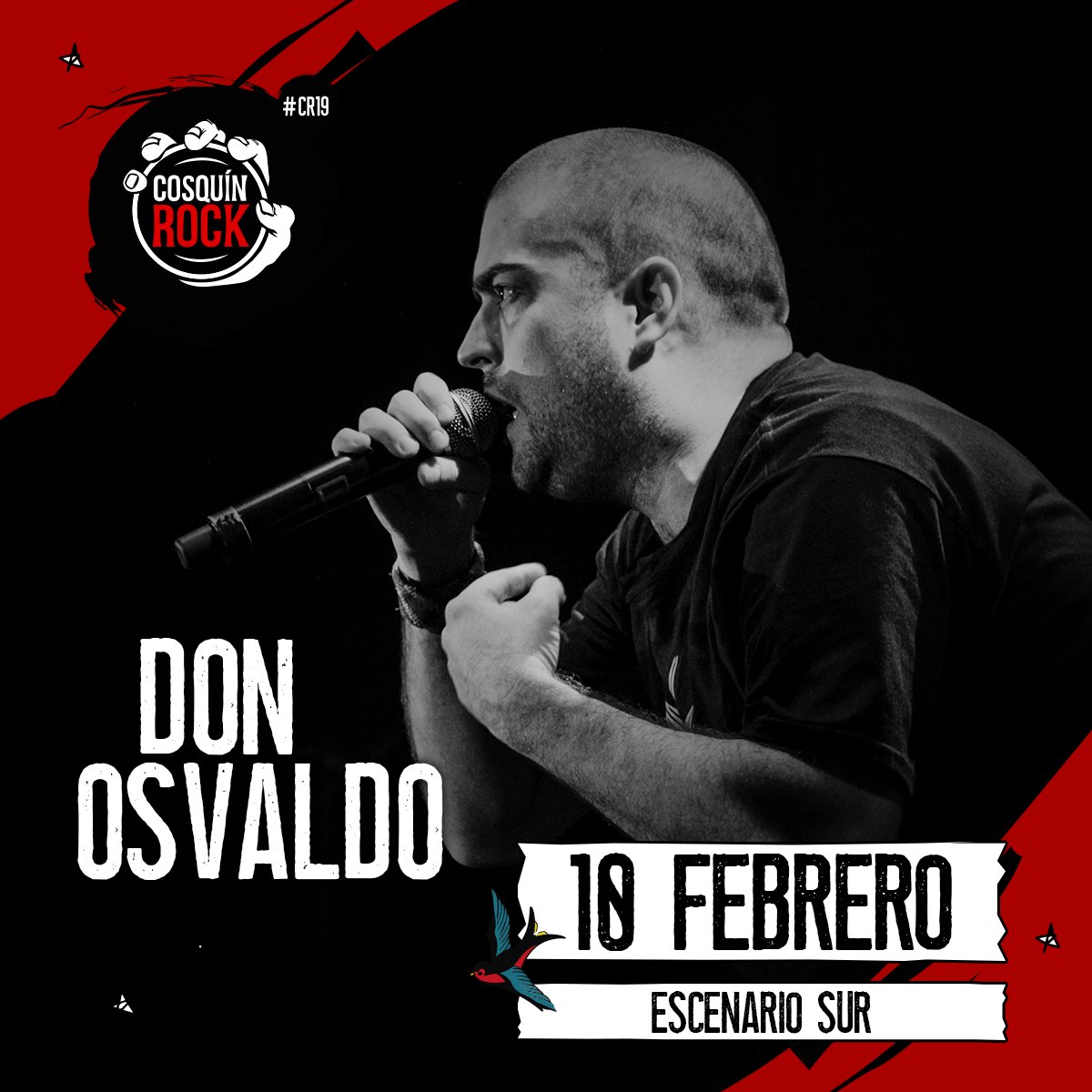 ¡ Luego de un gran año <a href="/DonOsvaldoOf/">Don Osvaldo</a> será parte de #CR19 !
.
📆 10 de Febrero | Santa María de Punilla | Córdoba, Arg
🎟 Comprá tus entradas en edenentradas.com.ar o en puntos de venta oficiales.
🤙 Buscá tu punto de venta más cercano en cosquinrock.net