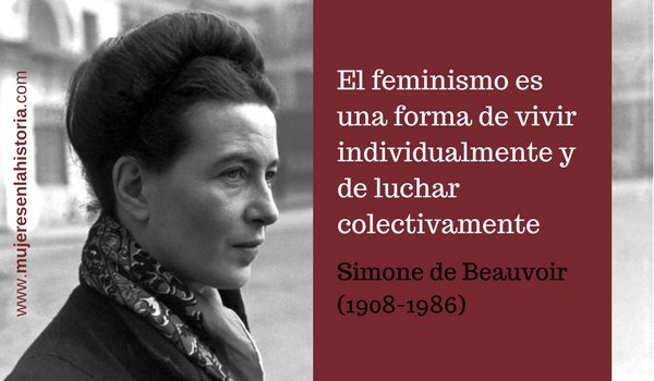 #111aniversario #SimoneDeBeauvoir 
#NiUnPasoAtrás 
Foto de @SandraFerrerV