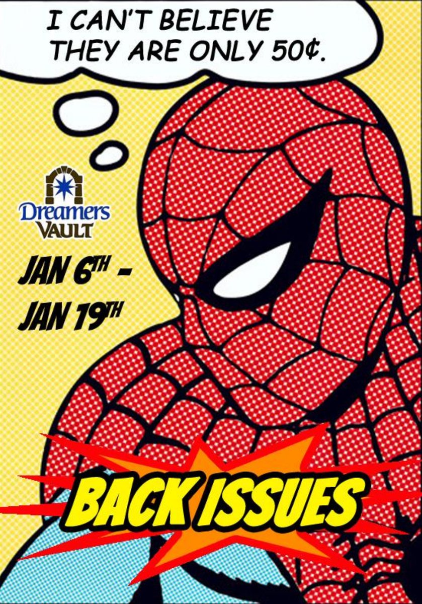 DVGSLP's tweet image. I CAN'T BELIEVE THEY ARE ONLY 25 CENTS! Back issues are only 25 CENTS today if you give us the keyword: MARK MILLAR!

#sale #flash #comics #OhWow @mrmarkmillar