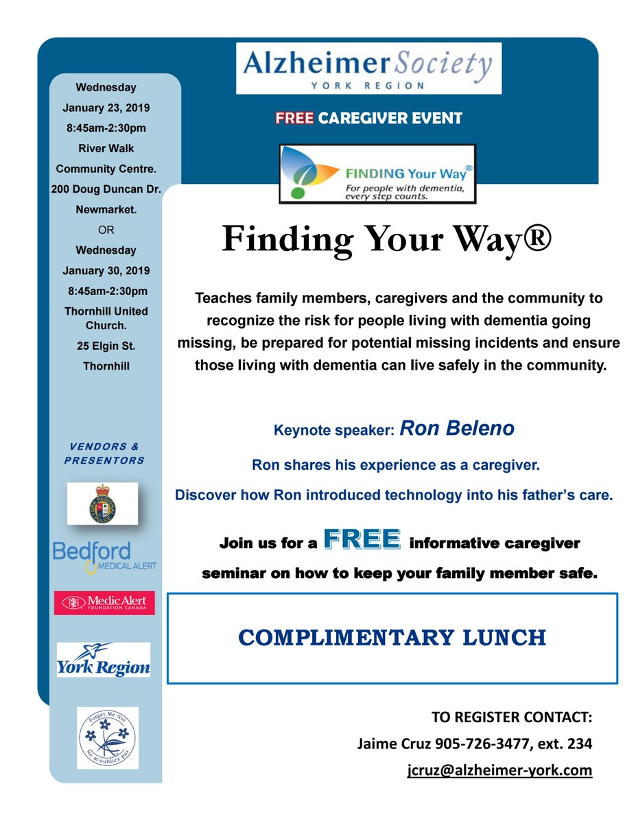 rb33canada's tweet image. Friends especially #caregivers in York Region &amp;amp; Southern Ontario
I have some presentations w/ local Alzheimer's Societies on Technology &amp;amp; #Dementia
#AlzheimersAwarenessMonth🇨🇦
@DementiaAlzh
Jan 21 Simcoe &amp;amp; Brantford
@AlzheimerYork 
Jan 23/30 Newmarket &amp;amp; Thornhill
Pls pass along😉