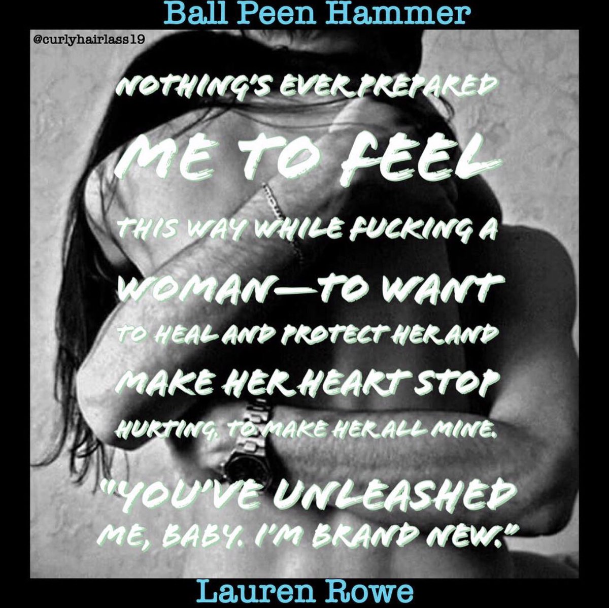 korrieskorner's tweet photo. Still going through my #topreads2018 list and @laurenrowebooks will always be there no matter what the year. I love Keane Morgan so much along with ALL #themorganbrothers #blessedreader #ballpeenhammer 5โญ๏ธ https://t.co/Jg4HJAlhB1