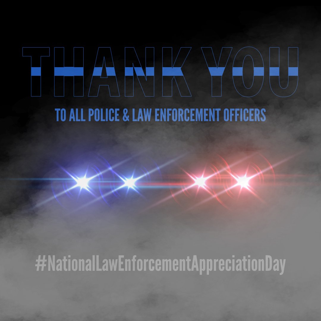 USCargoControl's tweet photo. January 9th marks National Law Enforcement Day, we want to say thank you to everyone out there keeping the roads safe. https://t.co/oqhnFzl5iI