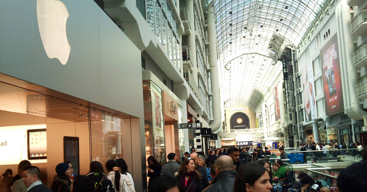 The Apple store in Toronto's Eaton Centre might be expanding | blogTO ...
