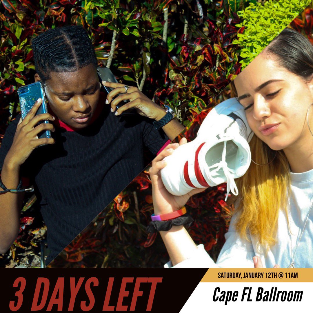RUKUSorlando's tweet photo. THREE MORE DAYS LEFT 🚨 ITS ALMOST HERE 🔥 Auditions will be take place on Saturday, January 12th at 11AM in the Cape FL Ballroom ⚡️ No experience is needed so come out and show us what you got ‼️ #TOOTHERIGHT ➡️ https://t.co/P1DTGUwu2z