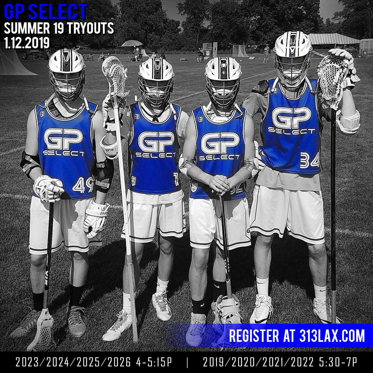 313lax's tweet photo. This weekend! Tryouts for GP Select, 586 Lax Club, &amp; GP Hornets youth! #the313way Visit https://t.co/18Z2fNWHsI to register and avoid walkup fees. https://t.co/5VTBlQBfMQ