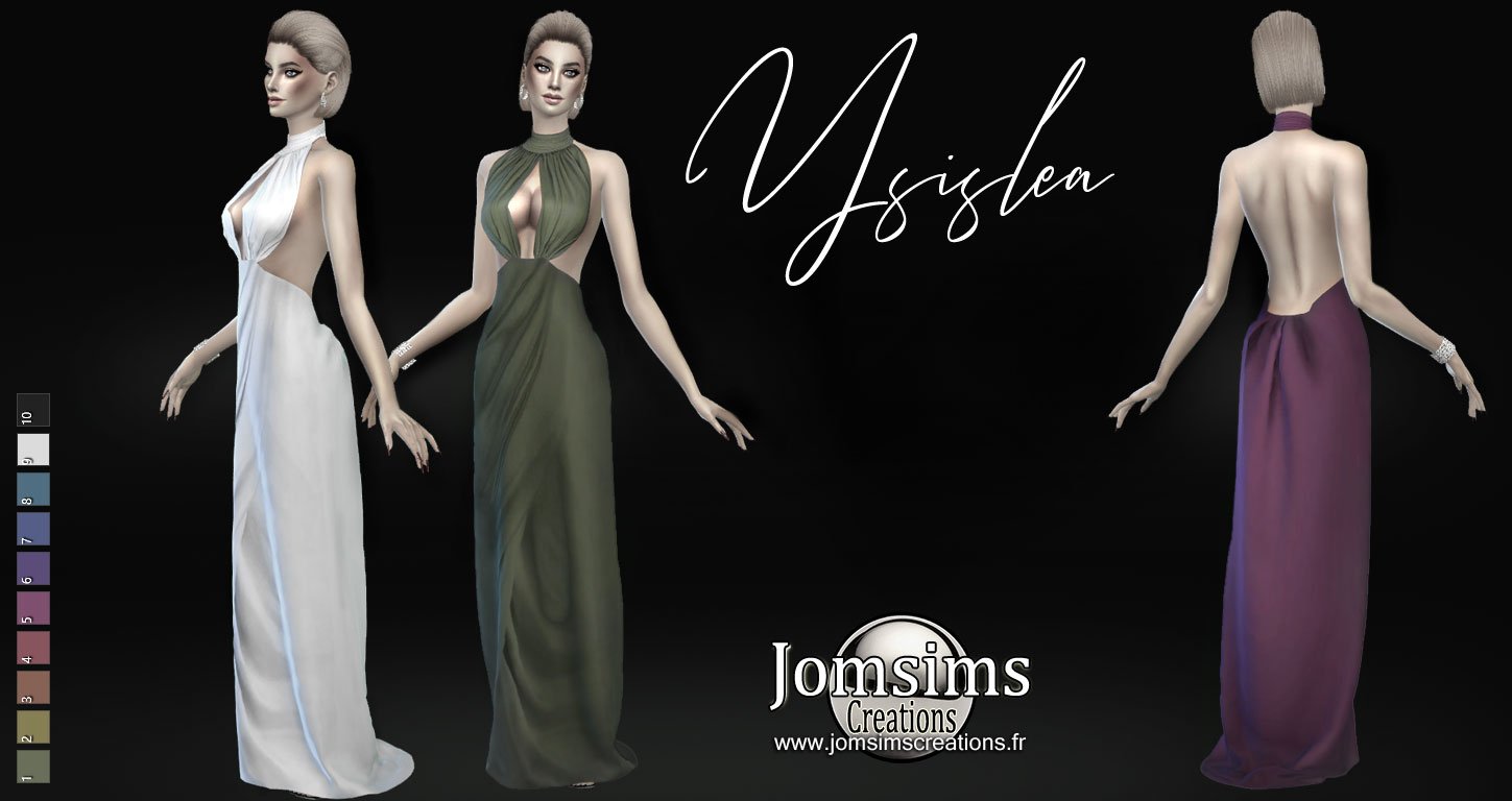 sims 4 backless dress jomsims 🇫🇷. on X: 