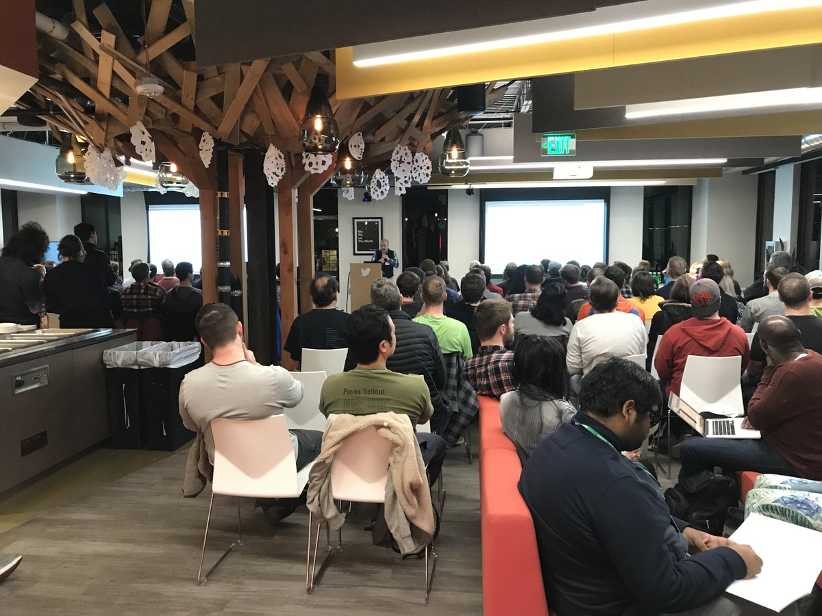 vtapia's tweet image. So many #python enthusiasts @TwitterBoulder joining us tonight! 😁 @BoulderPython