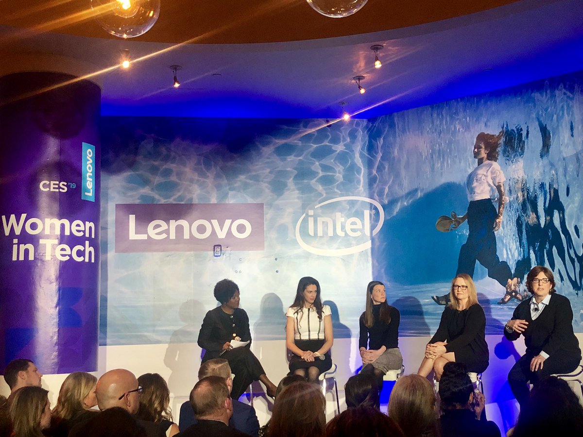 Attending #CES19 in Las Vegas the #WomenInTech conference hosted by #Lenovo &amp; #Intel about #Diversity and #Inclusion within #Tech companies and #AI technologies @YolandaLConyers @lenovo