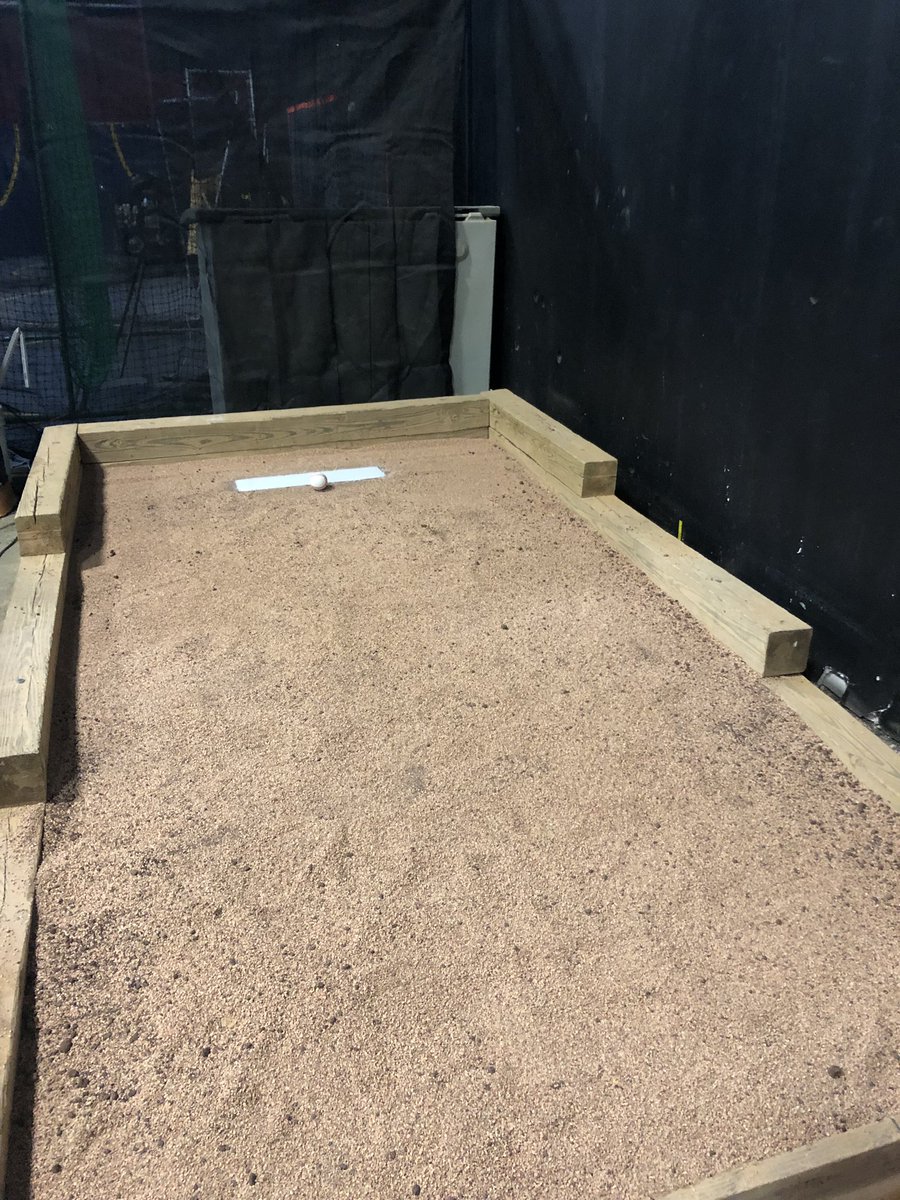 ScanzanoCombat's tweet photo. Scanzano Baseballs newest addition! Throw your bullpens on a real clay mound built to MLB, NCAA and NFHS specs! Contact us for rental information and lessons in with one of our profession pitching instructors. #dreambig #whereyoutrainmatters #baseball #mlb #pitchers https://t.co/1rXhMZKbG5