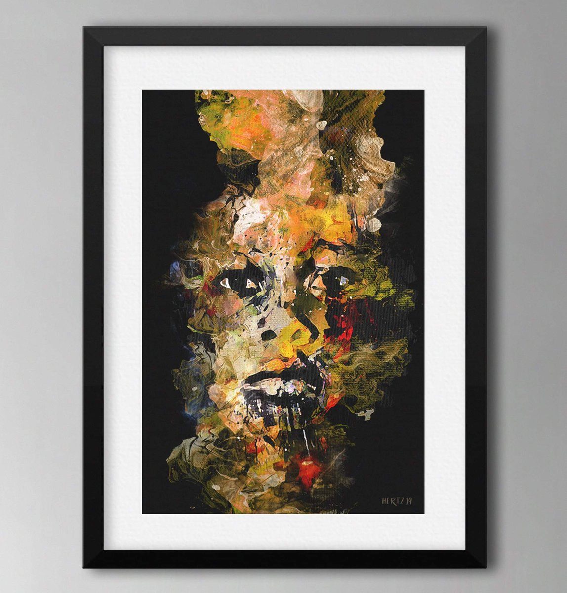 To recognize one's own insanity is, of course, the arising of sanity, the beginning of healing and transcendence.
#hertzvspixels #hertzart #hertzpainting #painting #art #abstract #soetermans