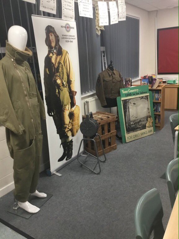 MrDurkan's tweet photo. WW2 museum up and running, thanks to some parent contributions. Even a working air raid siren to wake the neighbours! https://t.co/7f517vxkhS