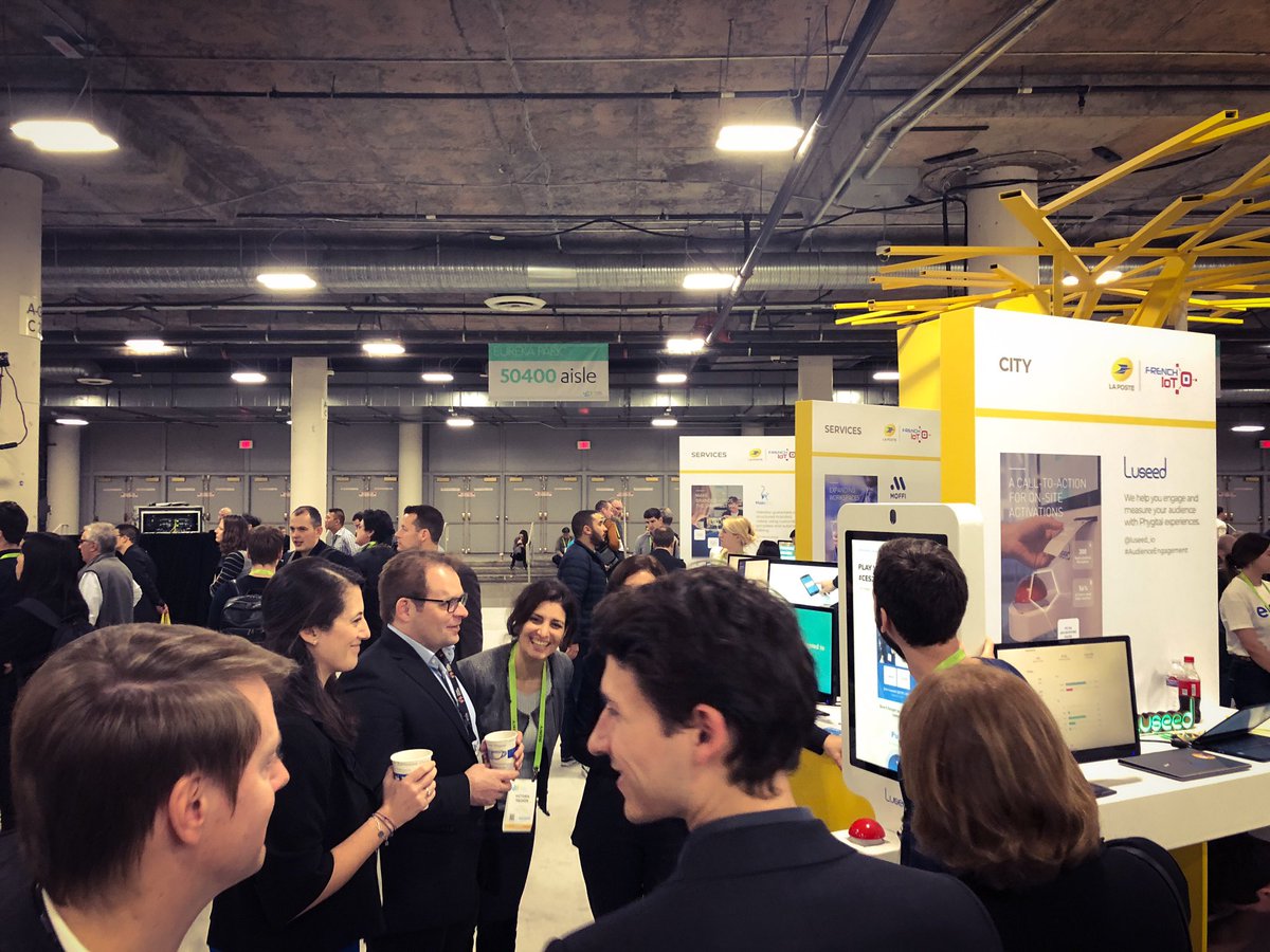 Ravis de recevoir la délégation de la région <a href="/IledeFrance/">Région Île-de-France</a> avec <a href="/ADublanche/">Alexandra Dublanche</a> pour une démo de nos produits #Luseed #CES2019⁠ ⁠ <a href="/GroupeLaPoste/">La Poste Groupe</a> @FrenchIoT #phygital #AudienceEngagement