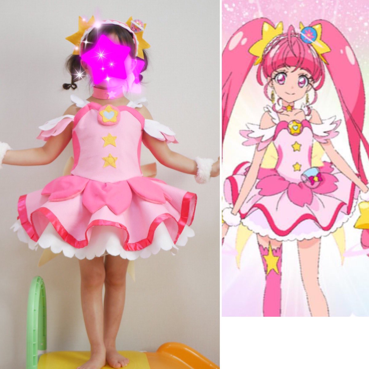 プリキュア キュアトゥインクル 子供衣装110 ドレスハロウィン - その他