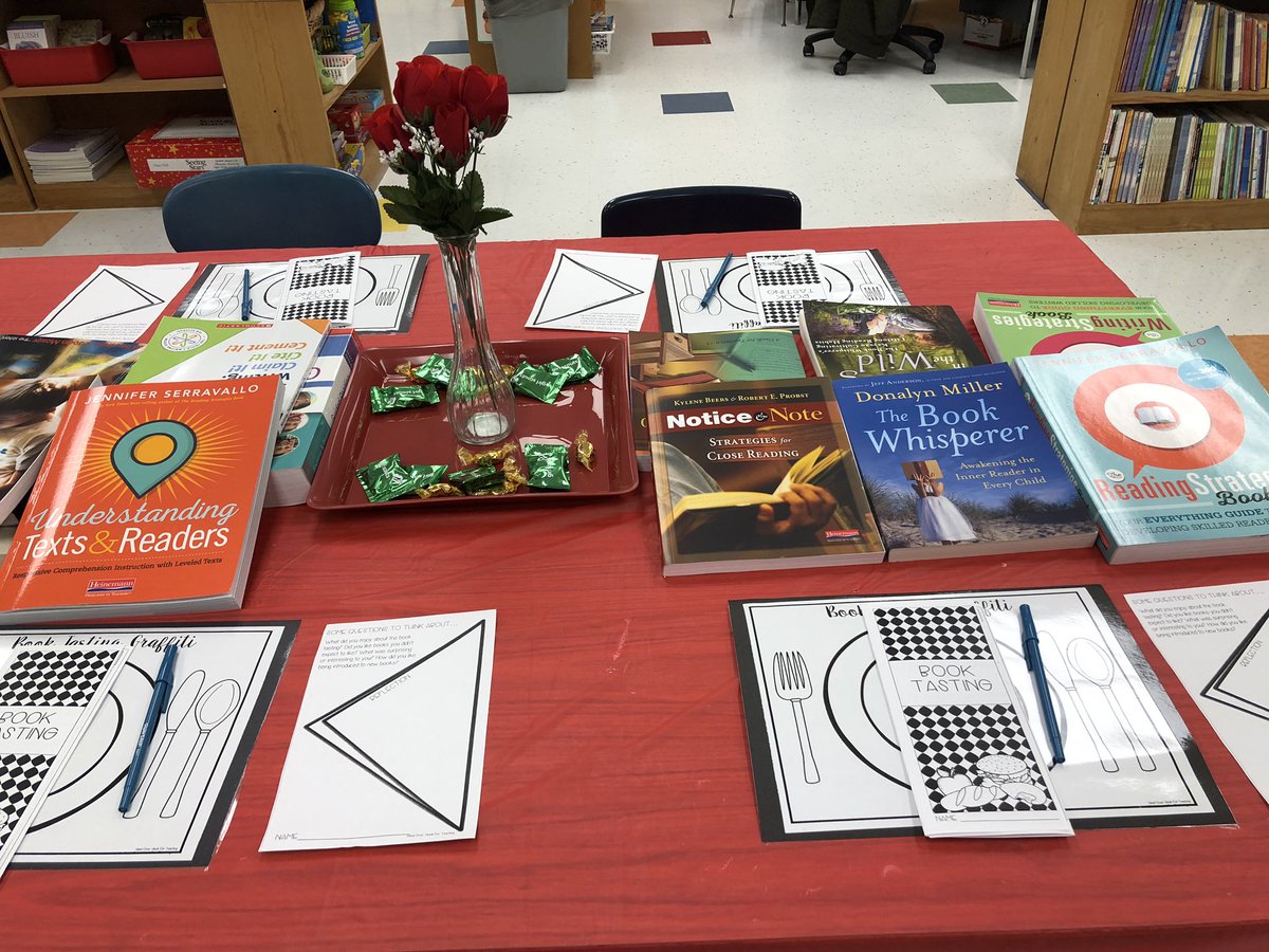 JenniferFreck's tweet image. PD Book Tasting!