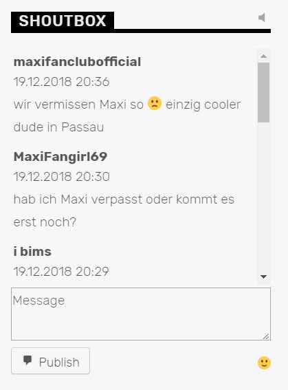 medienmax's tweet photo. Da schaut man ein Mal kurz in die #Shoutbox der @Campus_Crew #Passau und dann das 🙊😍❤️ https://t.co/y0PsIrijoJ