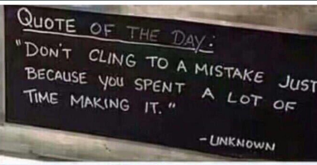 0684Blade's tweet image. Good advice. #moveon #changecourse