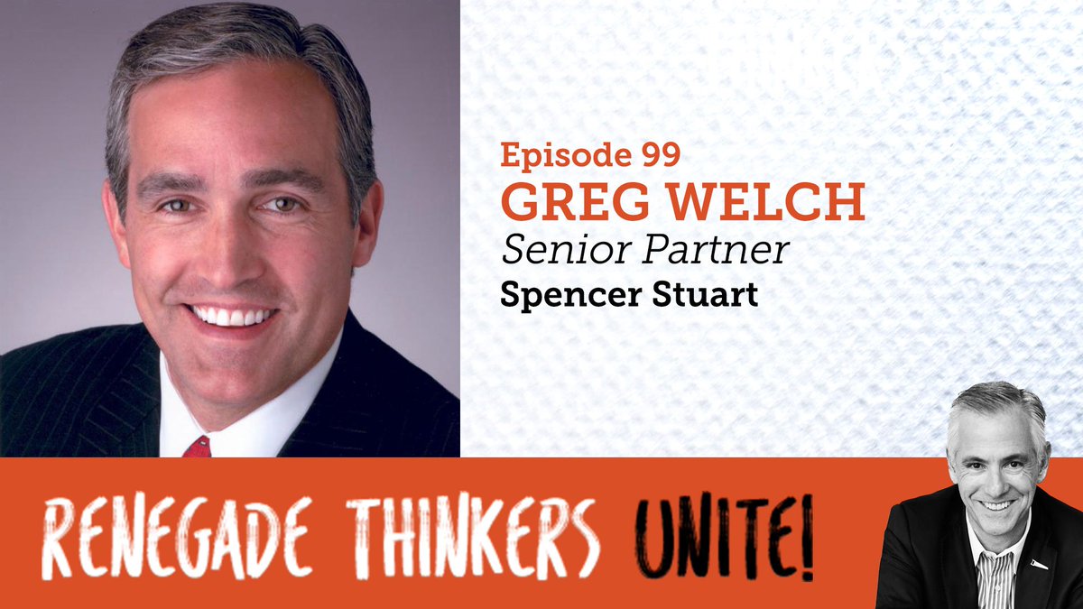 There’s something magical about a #CMO that has those intangibles when leading his or her team. Check out this episode of #RenegadeThinkersUnite to hear why @GregSearching of <a href="/SpencerStuart/">Spencer Stuart</a> believes in the power of being authentic: bit.ly/2zD1Bos