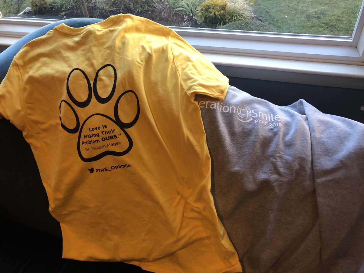 Op Smile apparel is in!  Stop by 309 during lunch or after school tomorrow to pick up your order!  Wear Op Smile apparel on Friday in support of the Winter Dance!!! <a href="/panthertownNJ/">Pequannock Schools</a> <a href="/PthsCouncil/">PTHS Student Council</a> <a href="/PTHS_musical/">PTHS Musical🎭</a> <a href="/PeqFBLA/">Pequannock FBLA</a> <a href="/PTHS2018/">Classof2018</a>