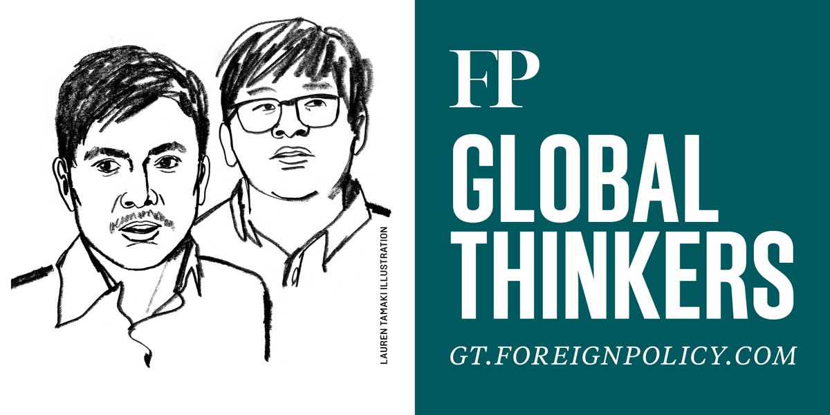 For their fearless reporting on the violence against the Rohingya in Myanmar, jailed @Reuters journalists Wa Lone and Kyaw Soe Oo are two of 2019’s #FPGlobalThinkers.
Read more here: https://foreignpolicy.com/2019-global-thinkers/?thinker=Wa-Lone-and-Kyaw-Soe-Oo …