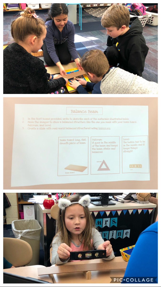 MrsGiovine's tweet photo. Discovering how to balance a beam by understanding the importance of a fulcrum ⚖️ #mweschool #forcesandinteractions #ngss https://t.co/RnRRkMg9W7