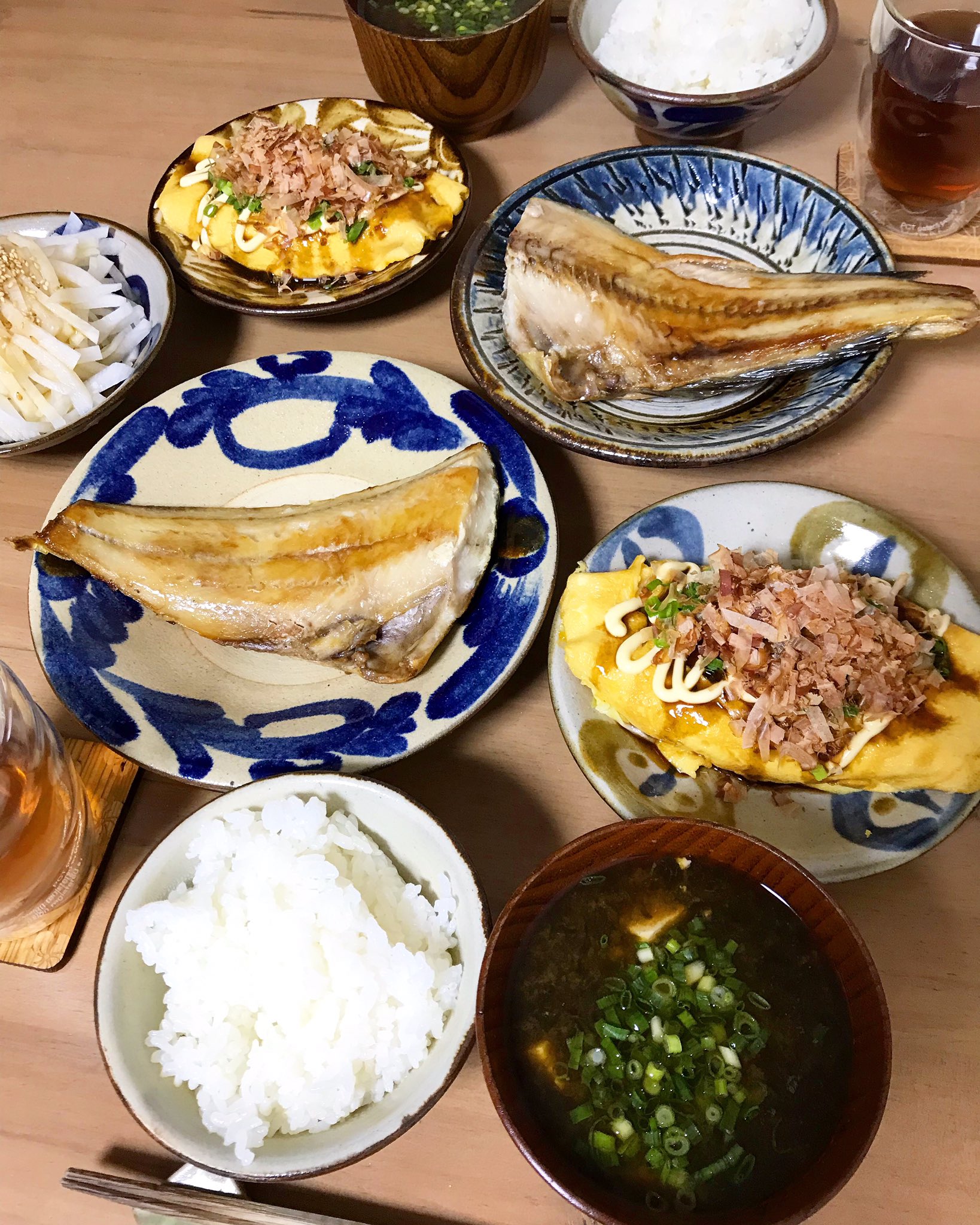 Chisa ほっけ とん平焼き 焼き魚 和食 献立 おうちごはん ごはん 料理 夕飯 おひるごはん ご飯 手料理 自炊 ふたりごはん Cooking 食卓 暮らし 妊婦ごはん 料理instagramやってます Chisamarukitchen T Co Lmfhqvekzn