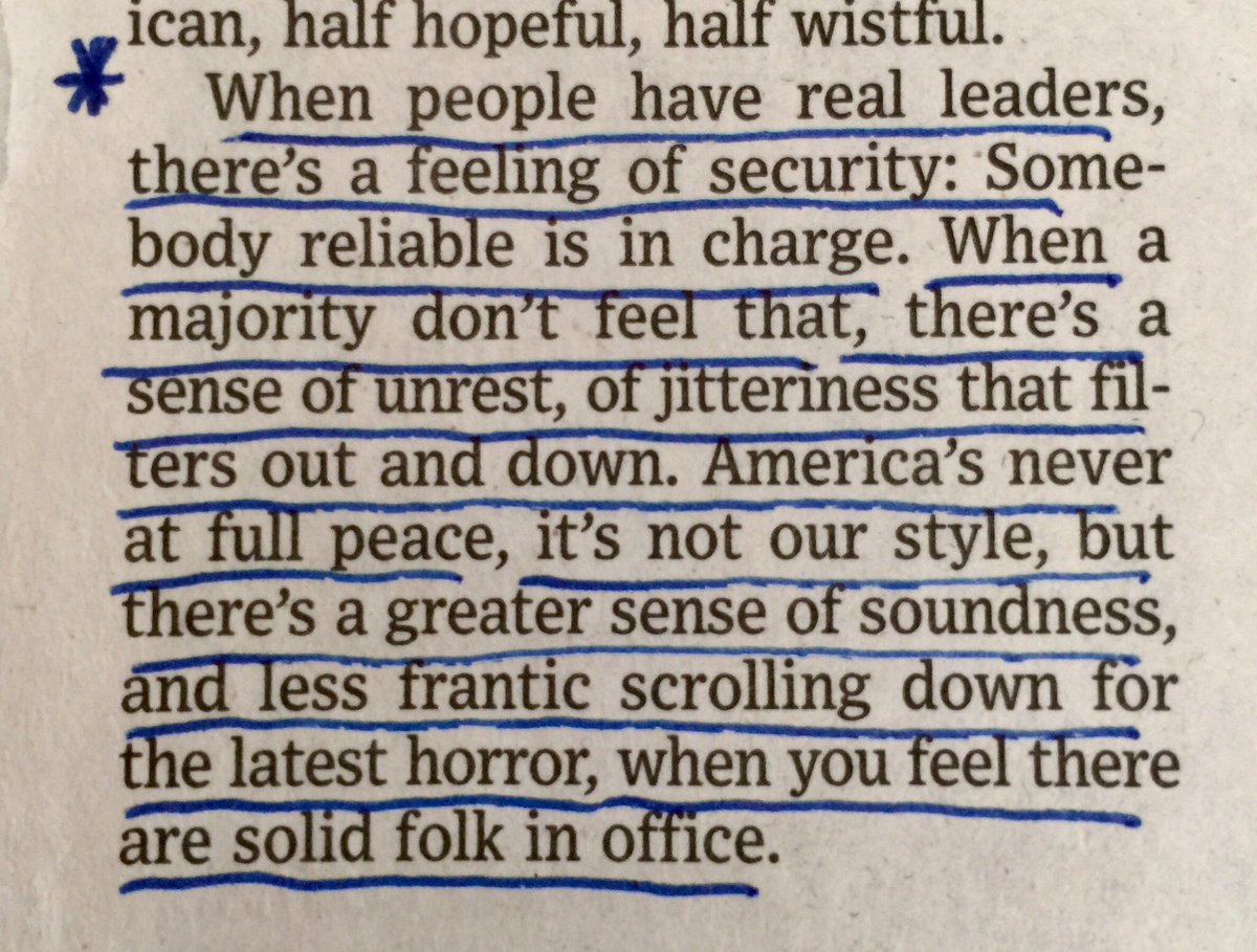 Some wise words on leadership from @Peggynoonannyc - “...the future is watching.”