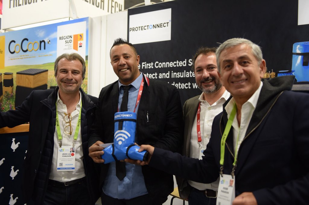 CCI_AMP's tweet image. @chauvinjl est présent sur les stands des sart-up de l’@AMPMetropole au #ces2019 avec @DParakian de @marseille ! #teamccimp @AMFrenchTech