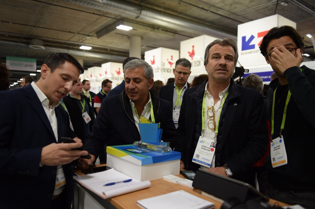 CCI_AMP's tweet image. @chauvinjl est présent sur les stands des sart-up de l’@AMPMetropole au #ces2019 avec @DParakian de @marseille ! #teamccimp @AMFrenchTech