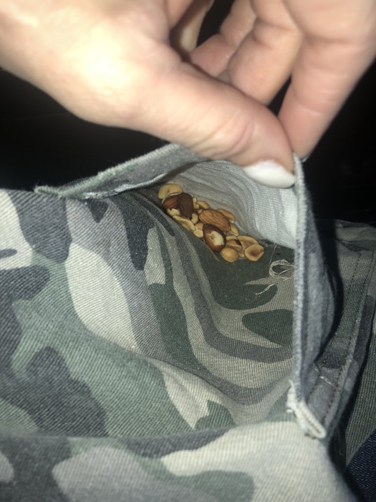k_bldwn's tweet photo. Evidence that my last tweet was no joke. Discovers remains from my midday snack attack. #pocketfulofpeanuts https://t.co/Afm4VBSZV0