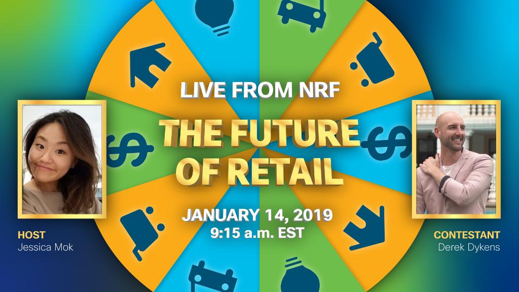 Cisco's tweet photo. Join us LIVE next week at #NRF2019 for a live trivia game where we’ll discuss what’s in store for the future of retail. 🛍 See you there! https://t.co/Y1DA9E8OGP https://t.co/tolUUFpKTo